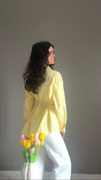 Pola jaune - Chemise cintrée