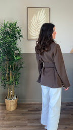 Grayce chocolat - Veste blazer