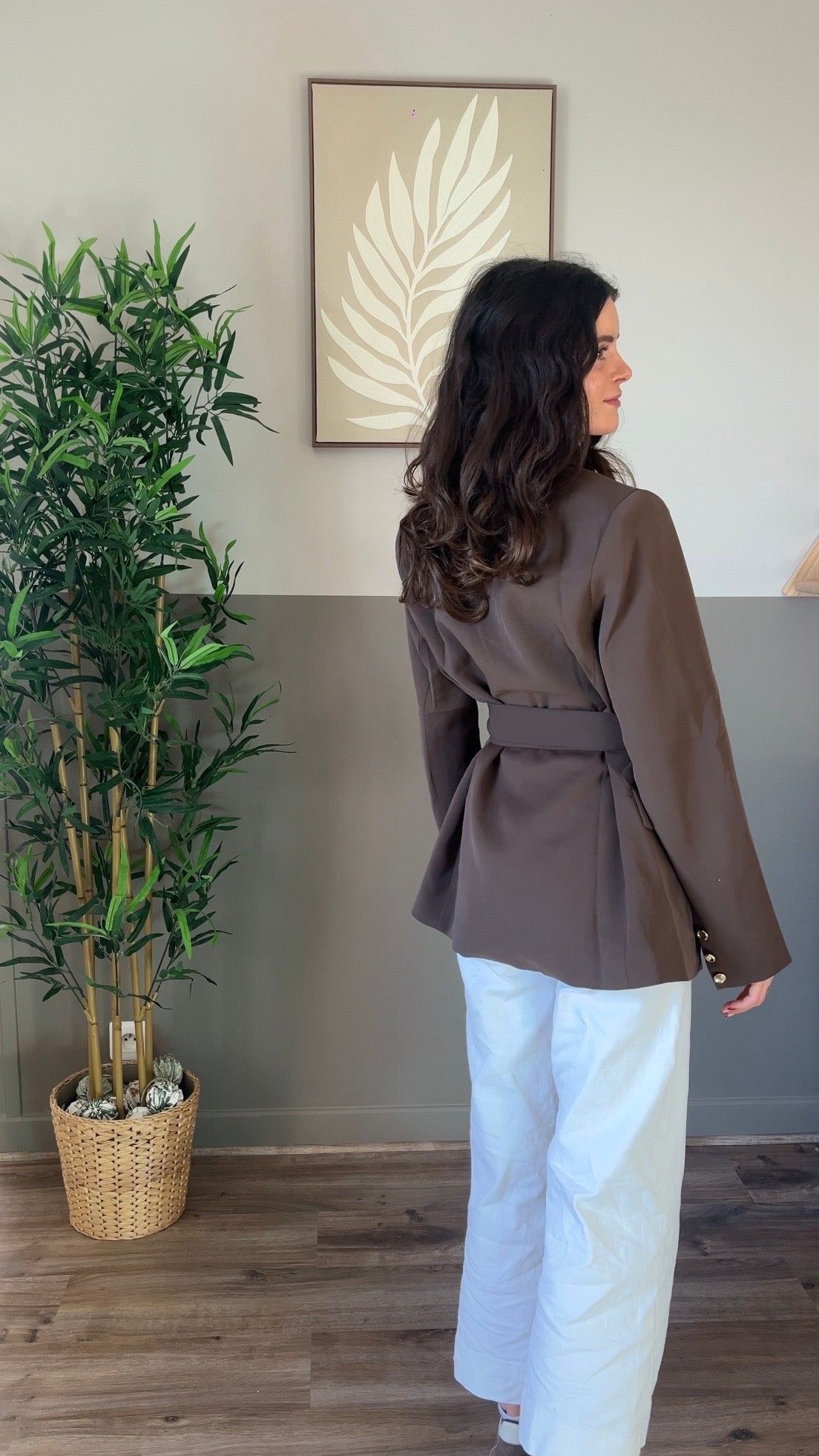 Grayce chocolat - Veste blazer