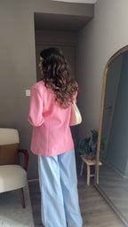 Loane rose - Blazer cintré