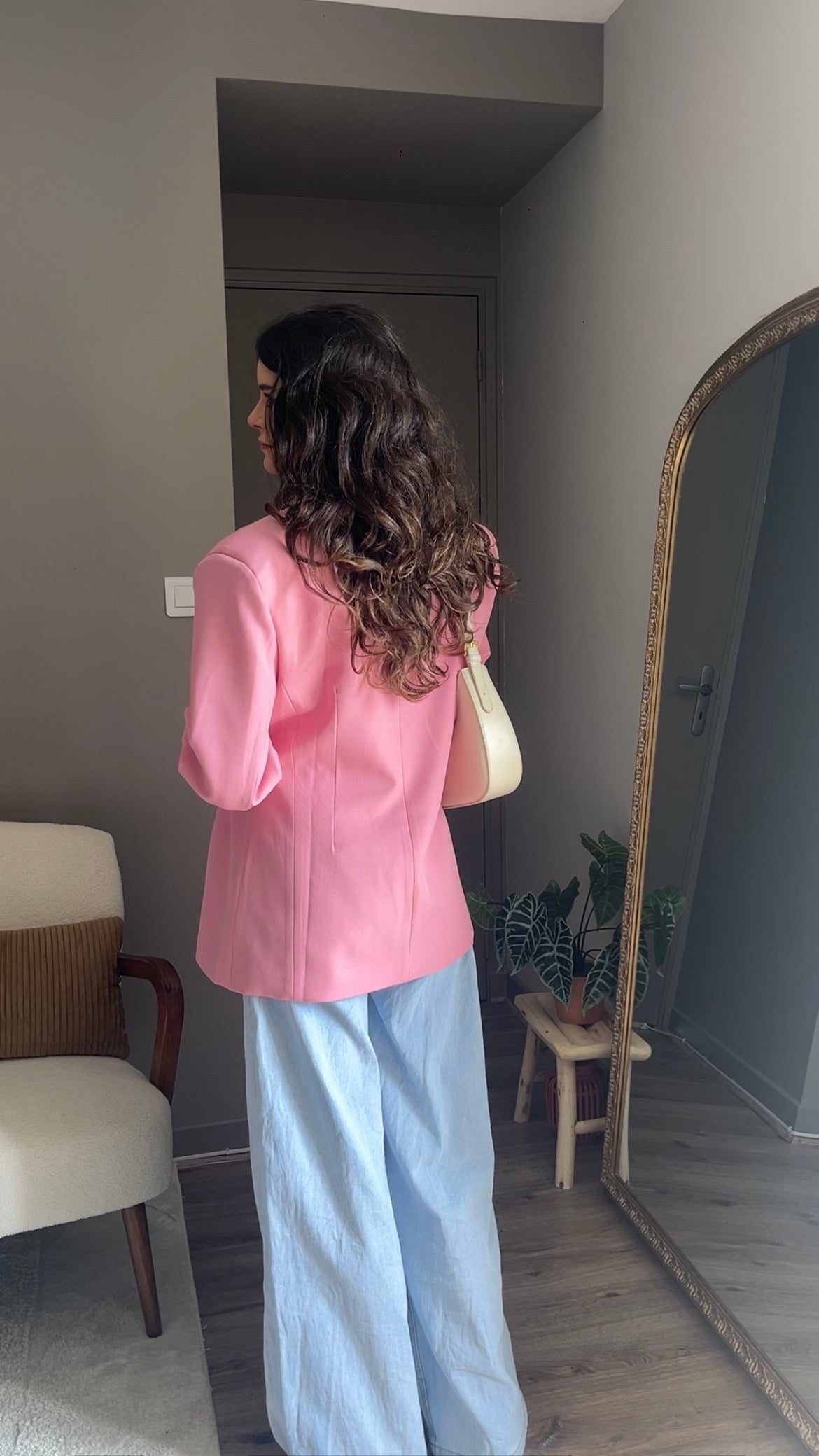 Loane rose - Blazer cintré