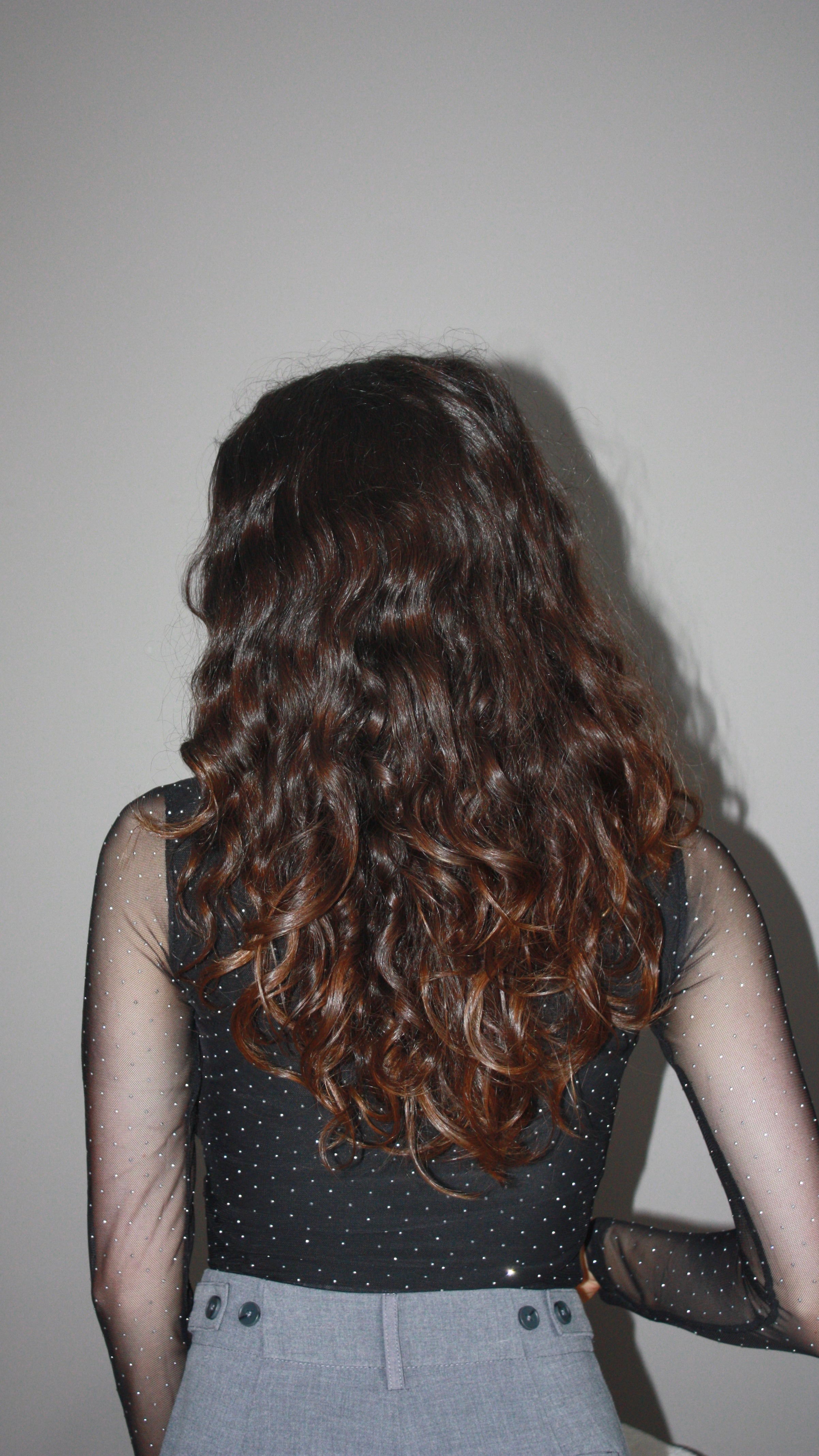 Gracie noir - Body maille transparente