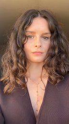 Ina doré - Collier acier