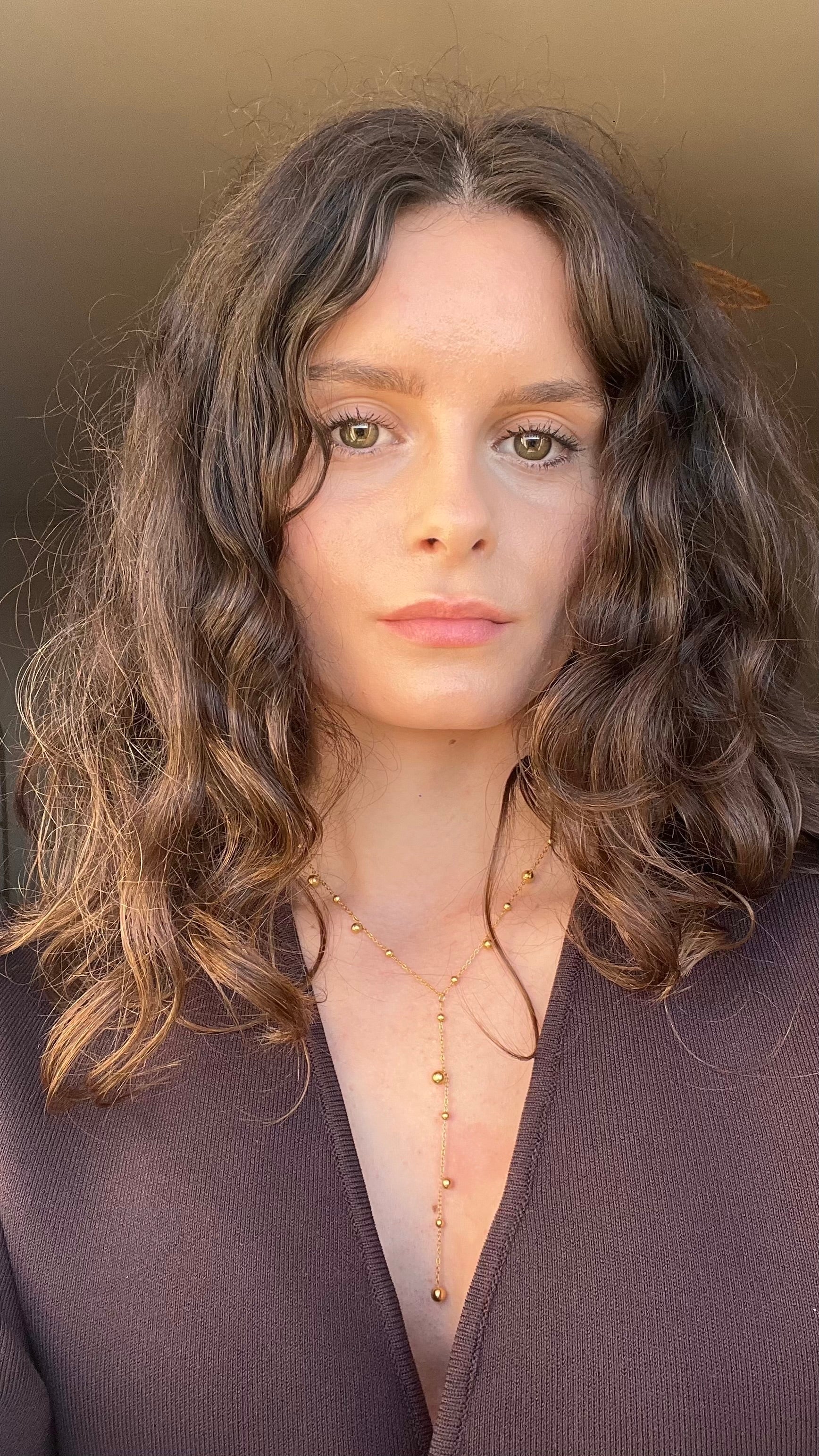 Ina doré - Collier acier