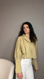 Manon olive - Chemise ample
