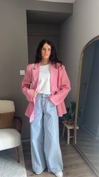 Loane rose - Blazer cintré