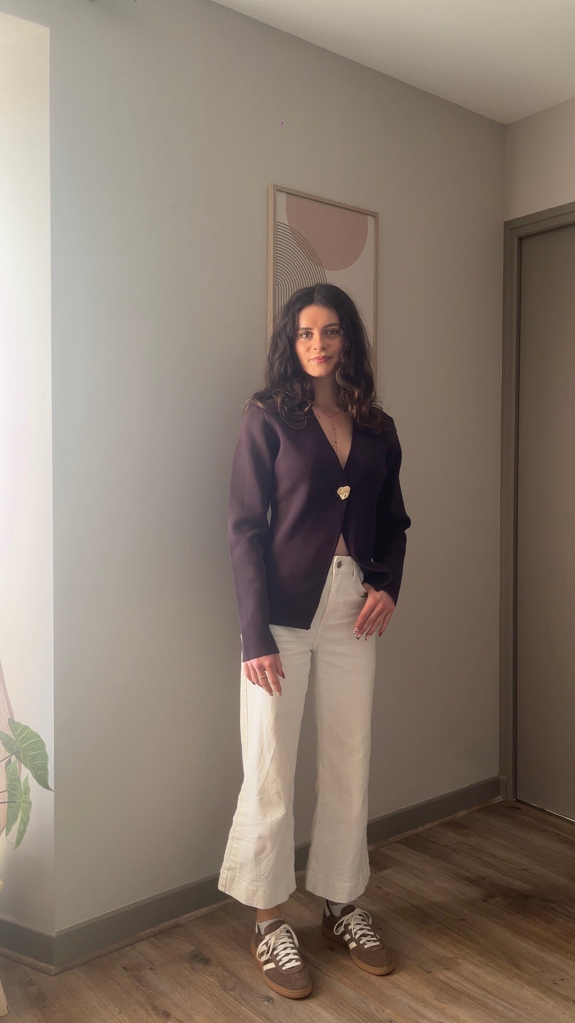 ZOE CHOCOLAT - VESTE AJUSTEE