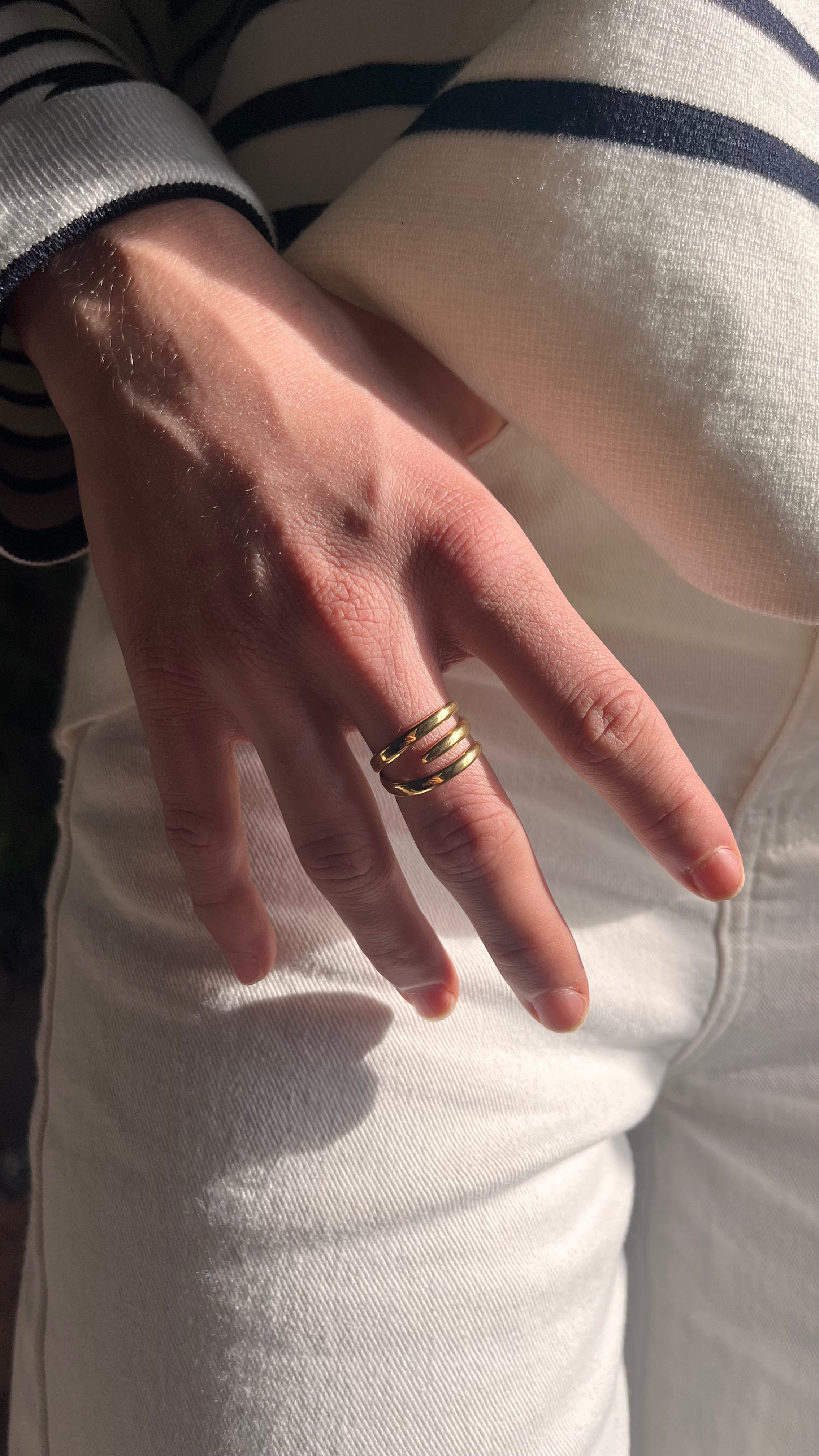 PIKA DOREE - BAGUE ACIER