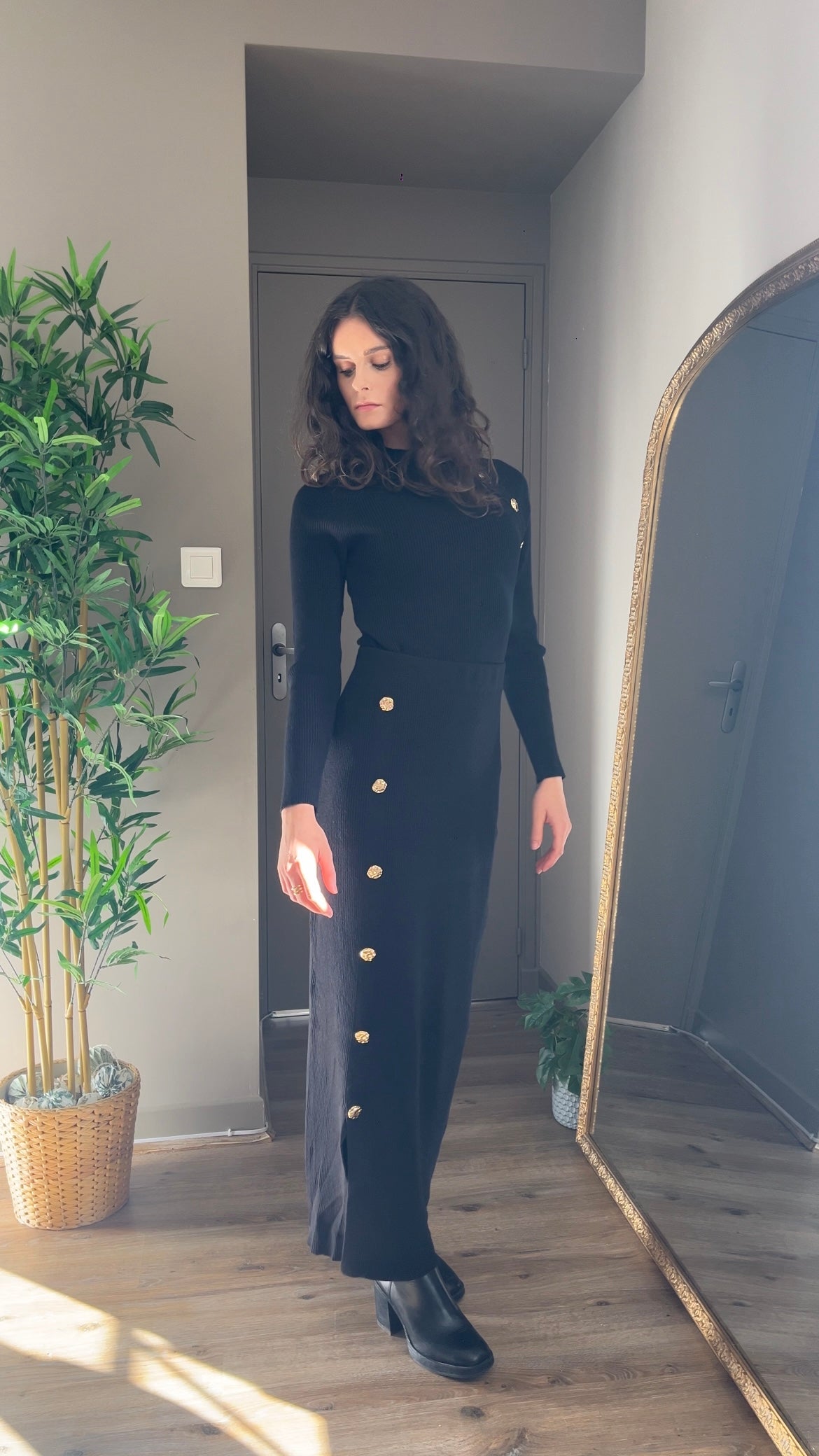 NINI NOIR - JUPE LONGUE