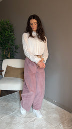 Andréa blanche - Chemise brodée