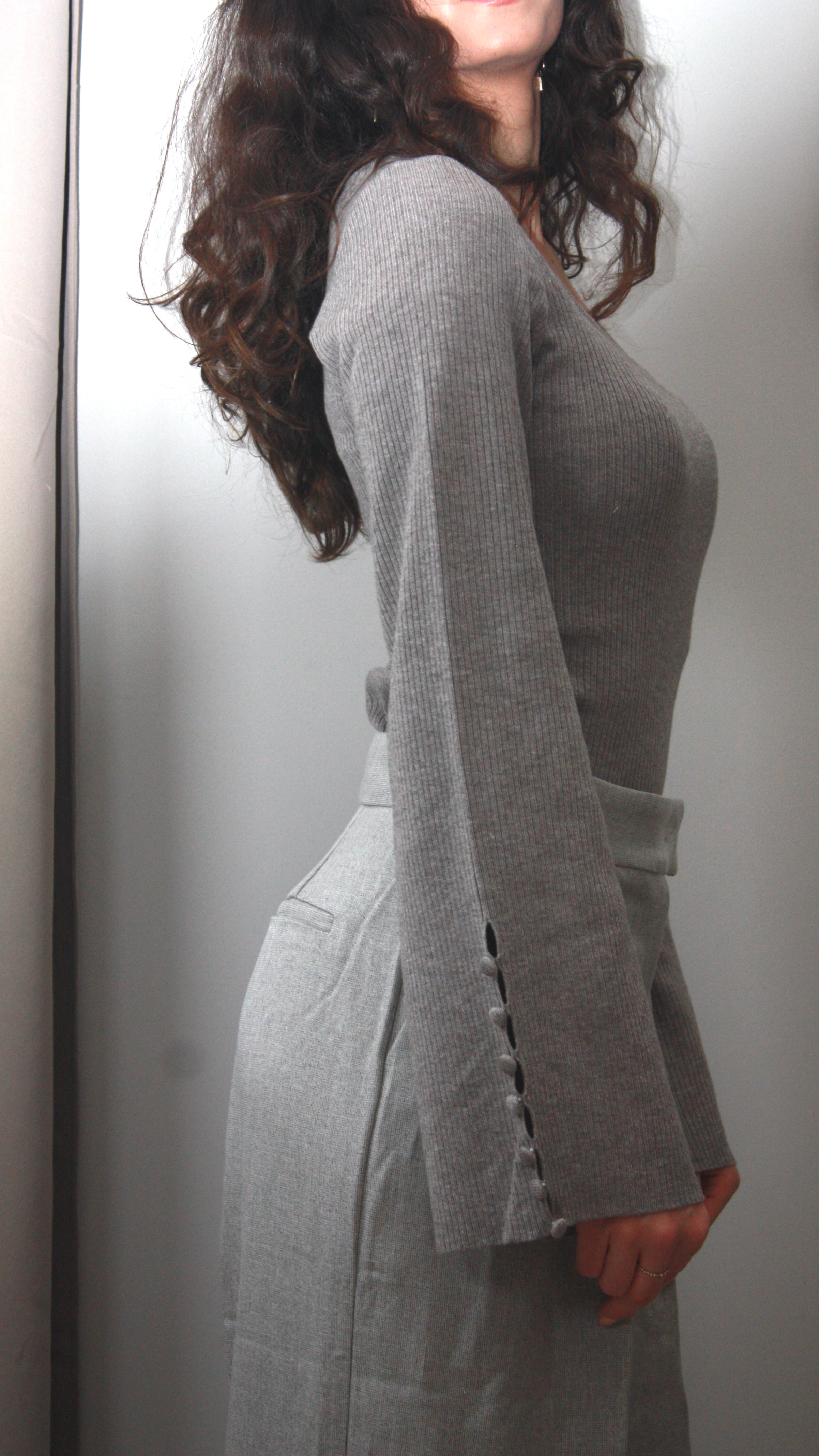 Esmée taupe - Pull fin