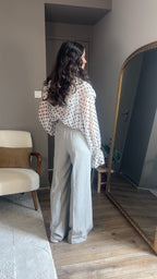 Armand beige - Pantalon ample