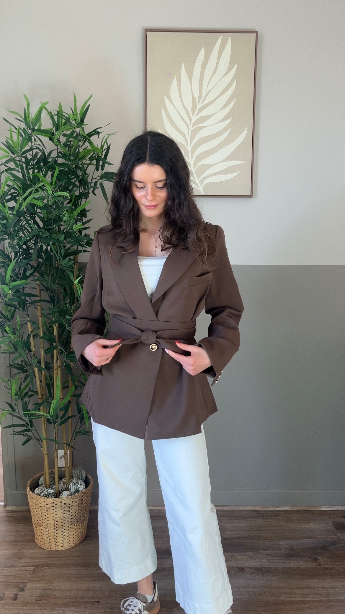 Grayce chocolat - Veste blazer