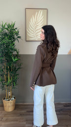 Grayce chocolat - Veste blazer