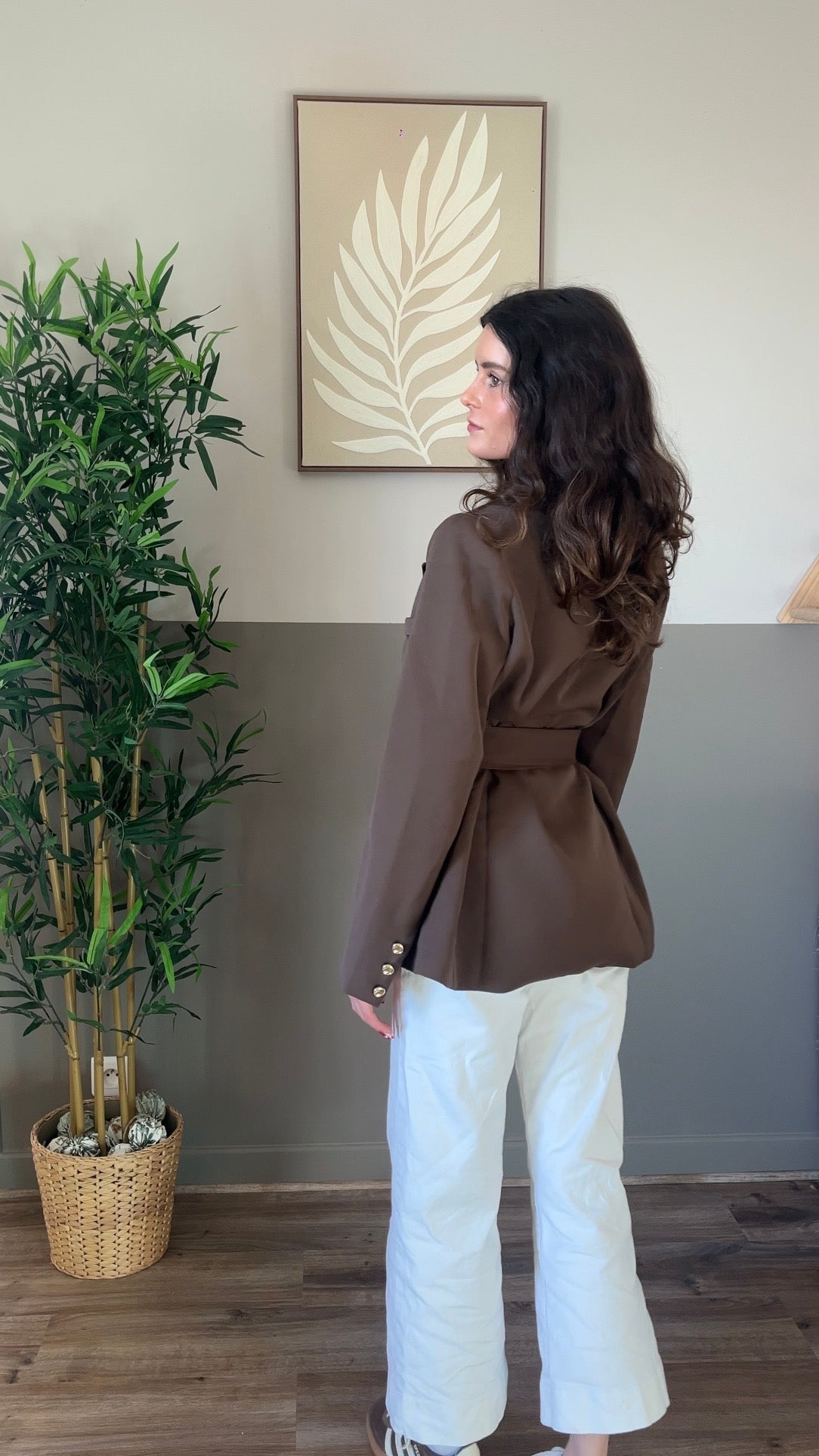 Grayce chocolat - Veste blazer