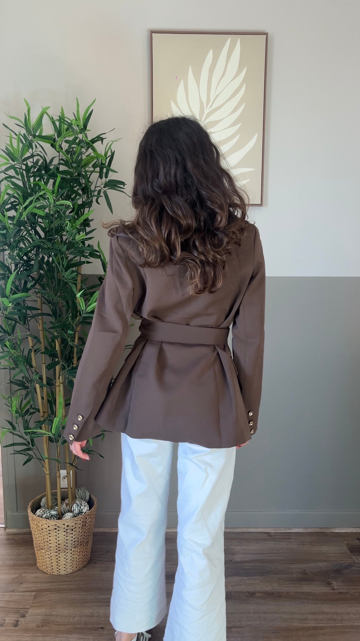 Grayce chocolat - Veste blazer