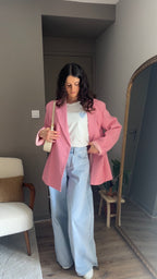 Loane rose - Blazer cintré