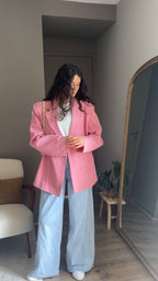 Loane rose - Blazer cintré